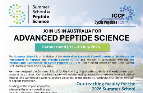 2026 Summer School in Peptide Science